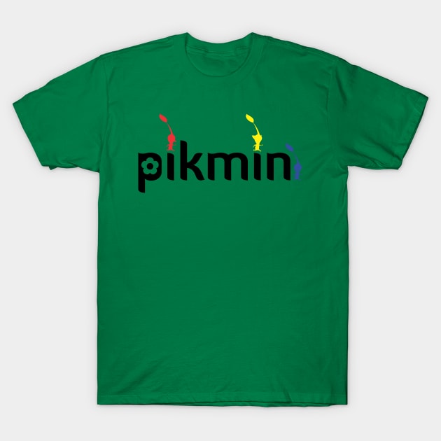 Pikmin Typography T-Shirt by ikaszans